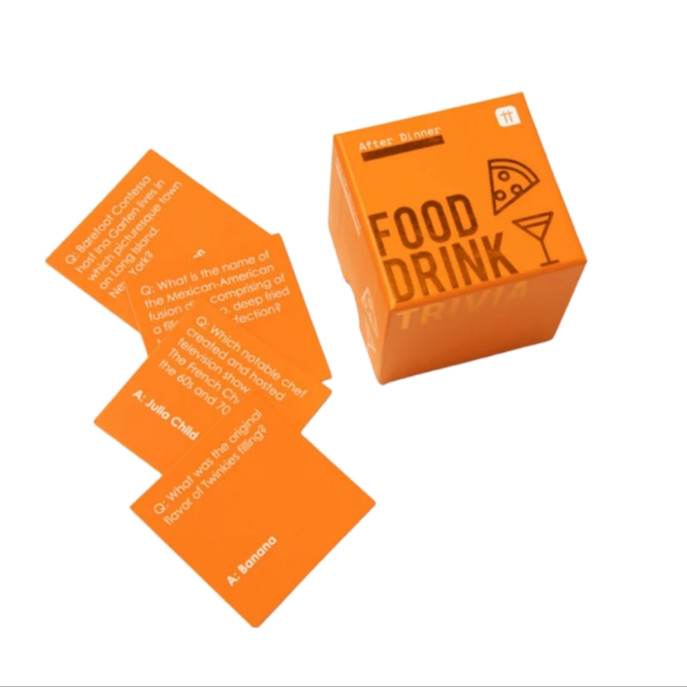 Talking Tables Food & Drink Trivia Game